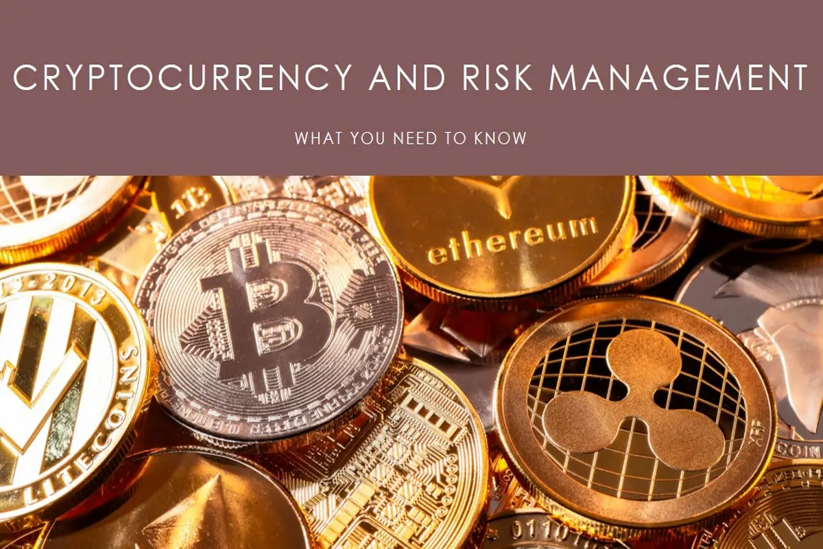 A visual representation of the concepts of Cryptocurrency and online risk management